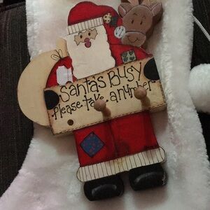 Santa's Busy Wall Hanging